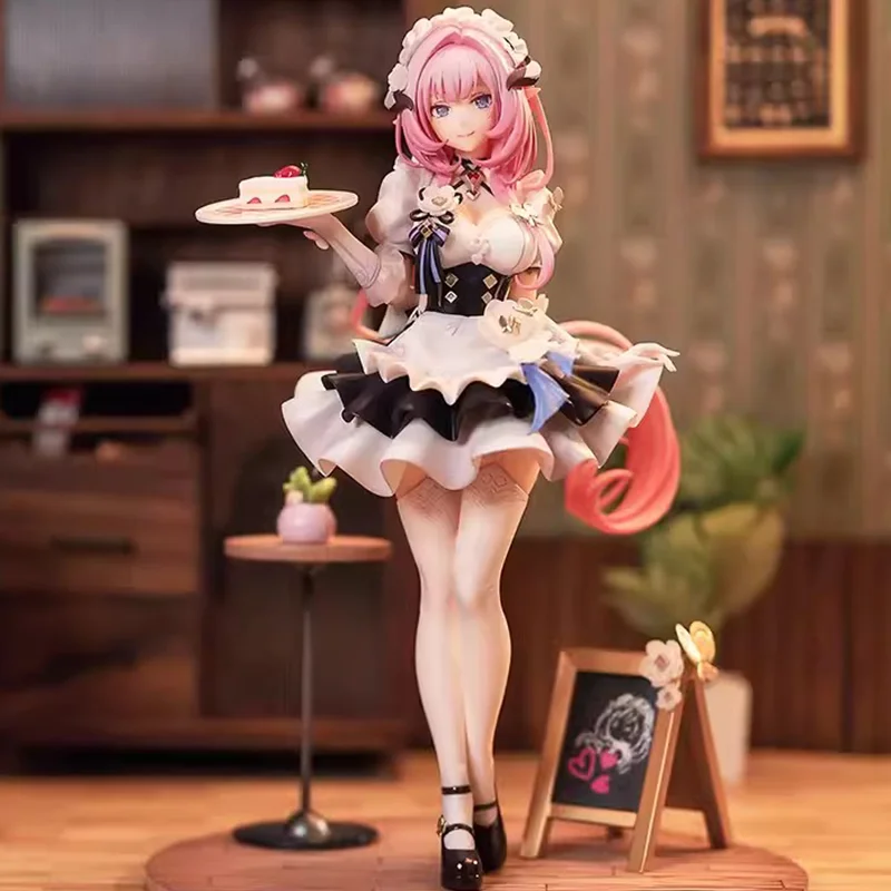 Anime Honkai Impact 3rd Elysia Game Figure Sexy Beautiful Girl Manga Statue 24cm Action Figurine Collectible Toys Surprise Gifts