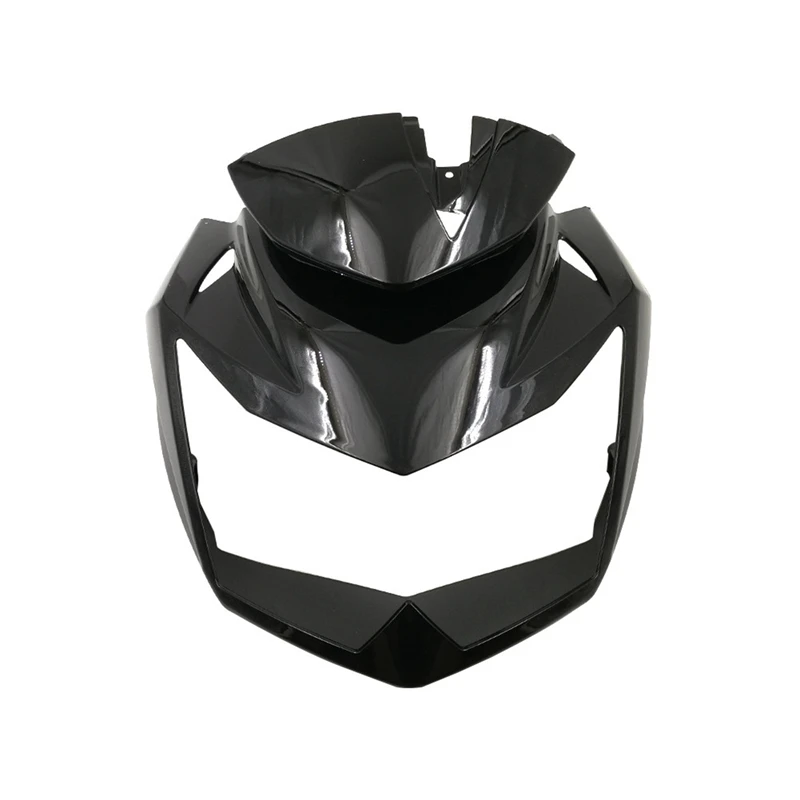 

Black Motorcycle Upper Front Head Neck Headlight Cover Fairing Cowl Nose For Kawasaki Z-750 Z750 2007-2012