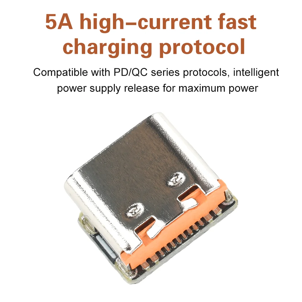 PD3.0 PD3.1 QC2.0 Mini decoy fast charging module DC 9V/12V/15V/20V fixed voltage output Type-C trigger PD to DC fast charging