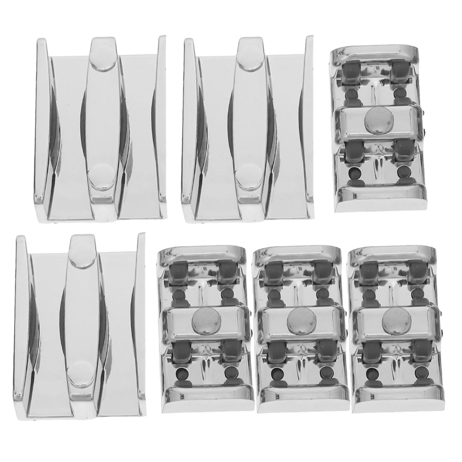 1Set Bathroom Shower Door Stopper Sliding Limiter Glass Door Hardware Plastic Anti-Swing Accessory Frameless Shower Fitting