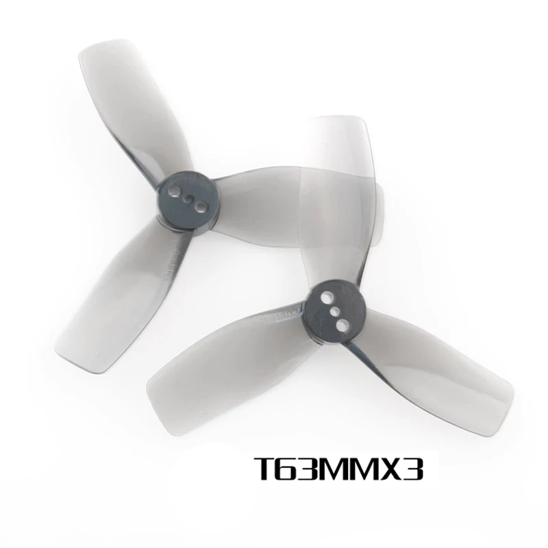 2Pairs T63MMX3 3-Blades 2.5 Inch Propeller CW&CCW for FPV Racing Drone Freestyle Cinelog25 DIY Defender 25 Airplane Parts