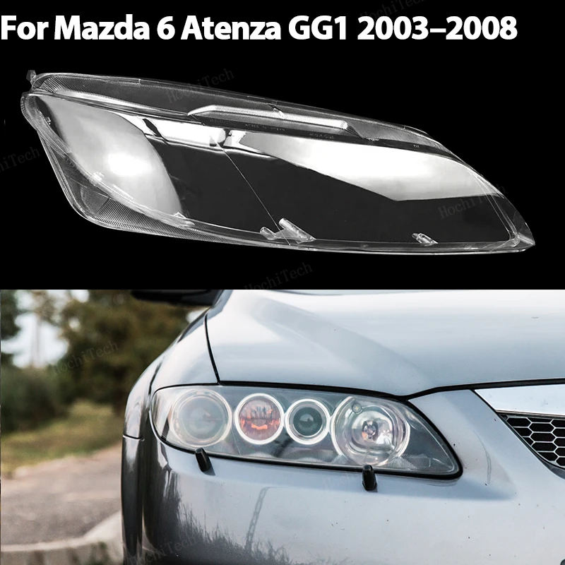 

Car Headlight Cover Lampshade HeadLamp Clear Lens Cover Bright Shell Cover for Mazda 6 Mazda6 Atenza GG1 2003-2008 Lampcover