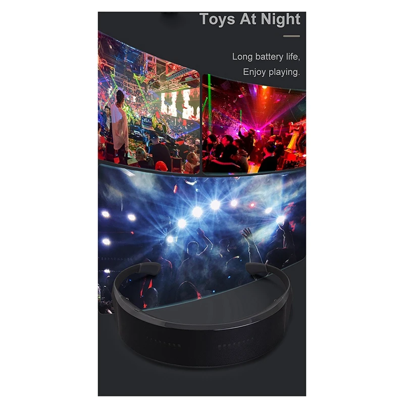 Bluetooth Luminous Glasses Shiny Electronic LED Props Suitable for Bar Festival Performance Glasses Luminous Glasses-A25R