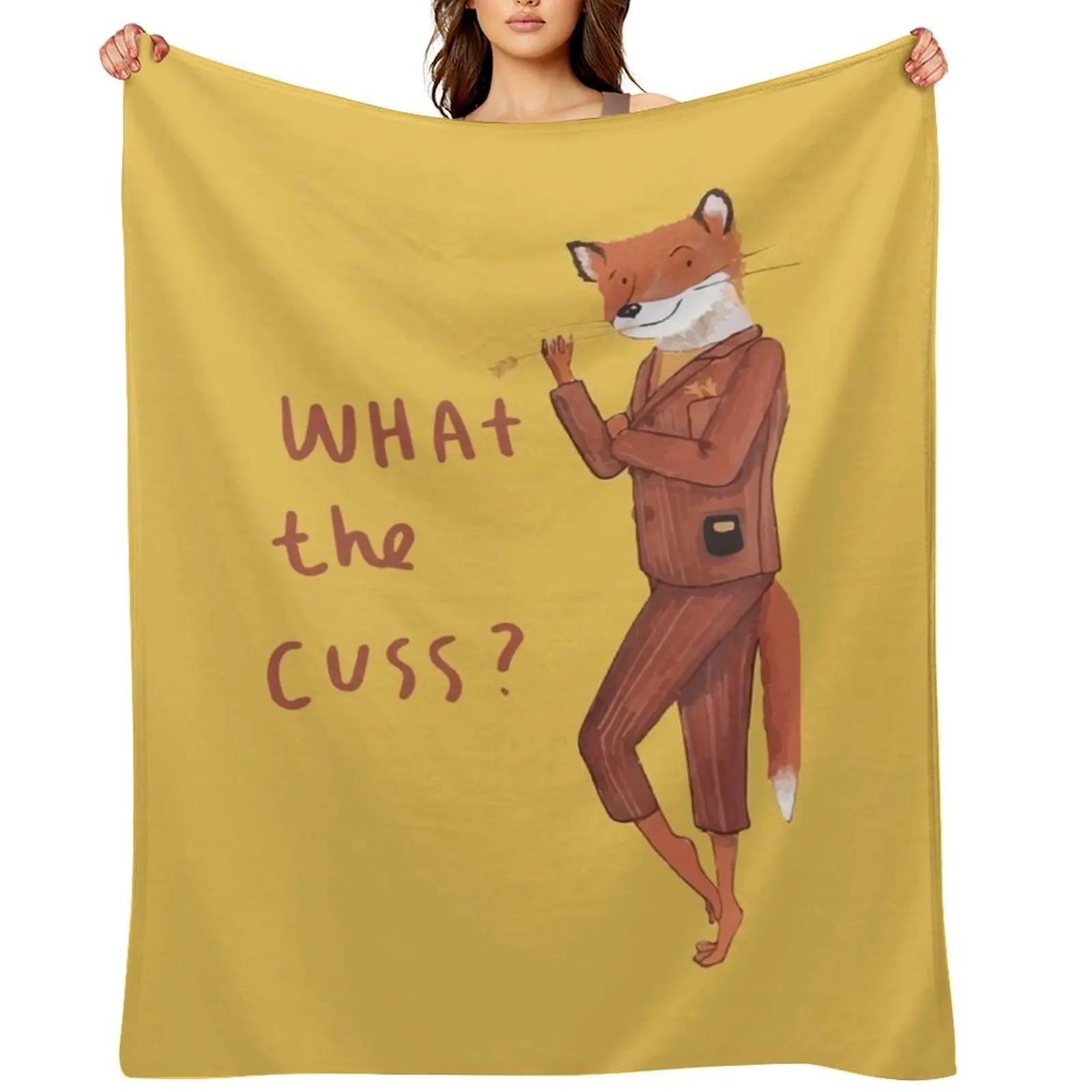 

Fantastic Mr Fox Throw Blanket Decoratives Soft Beds christmas gifts Designers Blankets