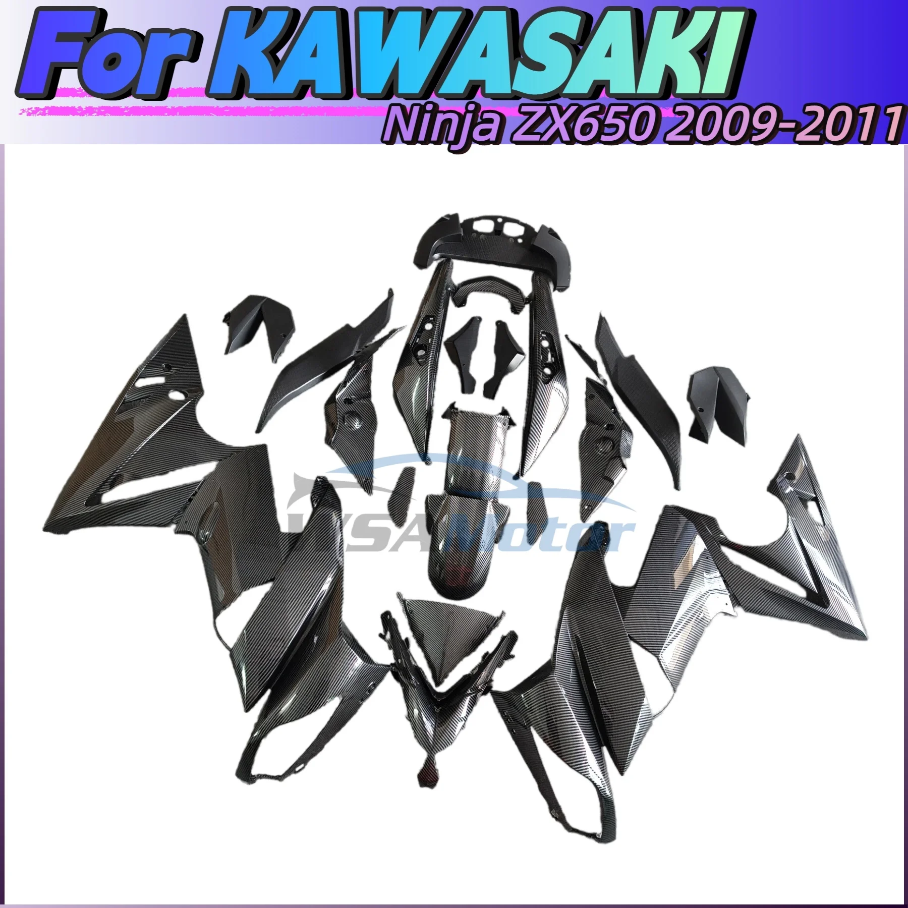 

Motorcycle Fairing Kit Suitable For Kawasaki Ninja 650R 2009 2010 2011 ER6F ZX650 09 10 11 Fairing Red Motorcycle Housing