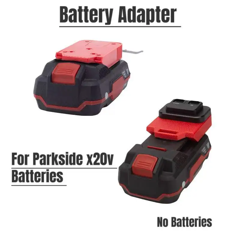 For Lidl Parkside 20V TEAM Batteries USB Charging Adapter Power Wheel Adapter14AWG Wire For Remote Control Car Toy(No Batteries)