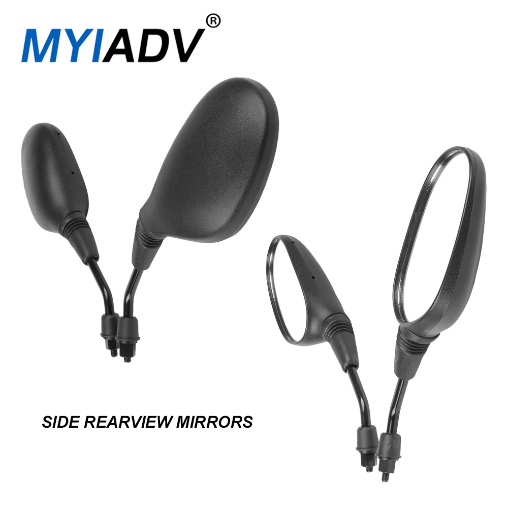 Motorcycle Side Rearview Mirror M8 Electric Vehicle Reversing Mirro Scooter Electrical Motor E-Bike Back Side Convex Mirrors