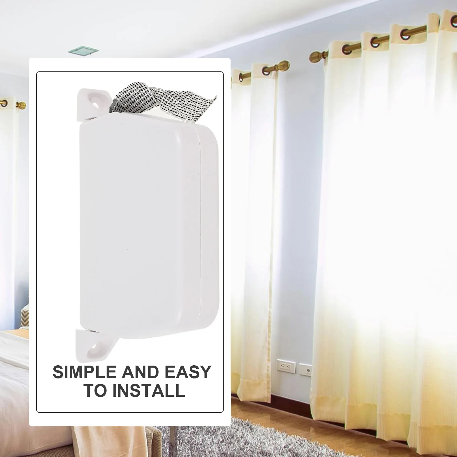 أعمى الحبل اللفاف البلاستيك الأسطوانة الظل الحبل المنظم صندوق تخزين الأسطوانة أعمى سحب سلسلة حامل السلامة التفاف الستائر مصراع صندوق