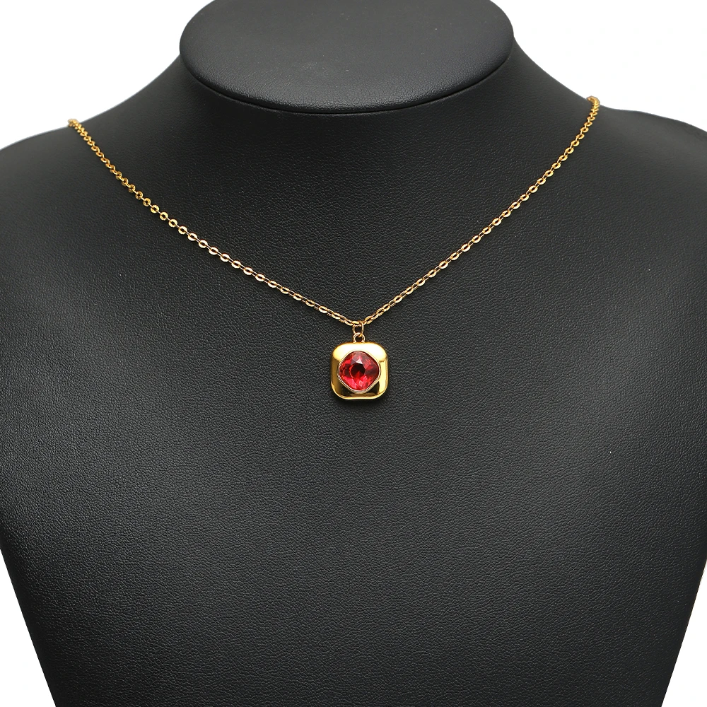 4 Stück Edelstahl Gold Quadratische Zirkon-Anhänger für DIY-Mädchen-Schmuckherstellung, Armbänder, Ohrringe, Accessoires – Detail 4