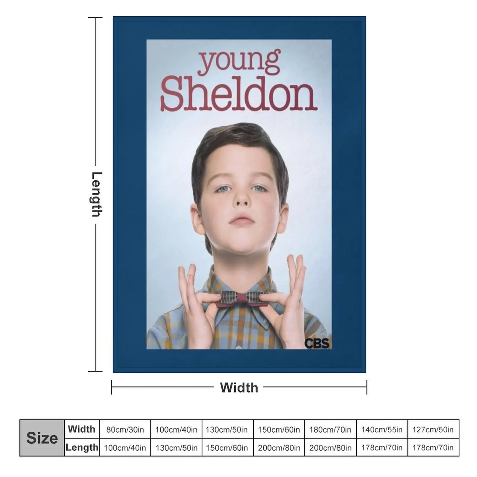 Young Sheldon Throw Blanket Blankets Sofas Of Decoration for winter Travel Blankets