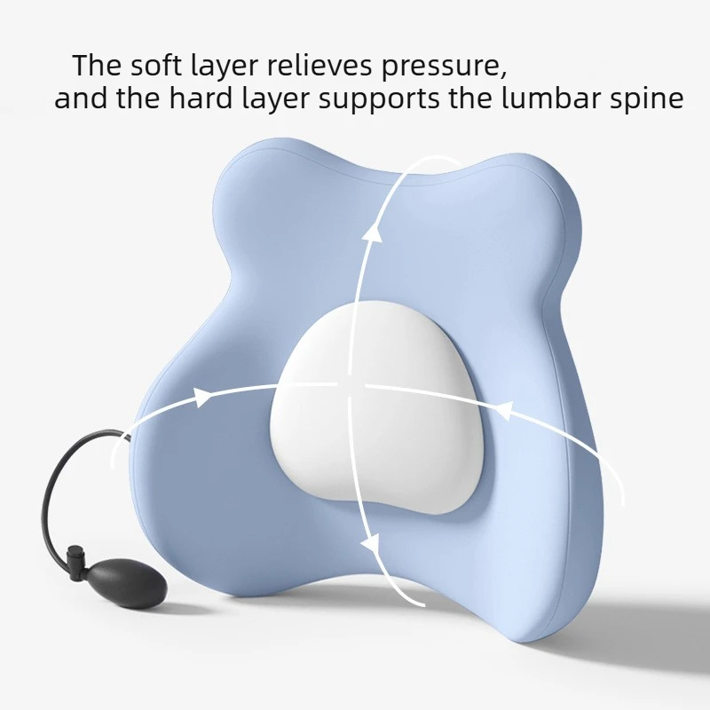 Office Chair Cushions Floor Cushion Inflatable Waist Support Waist Support Backrest Conforming To Human Body Curve Cojines