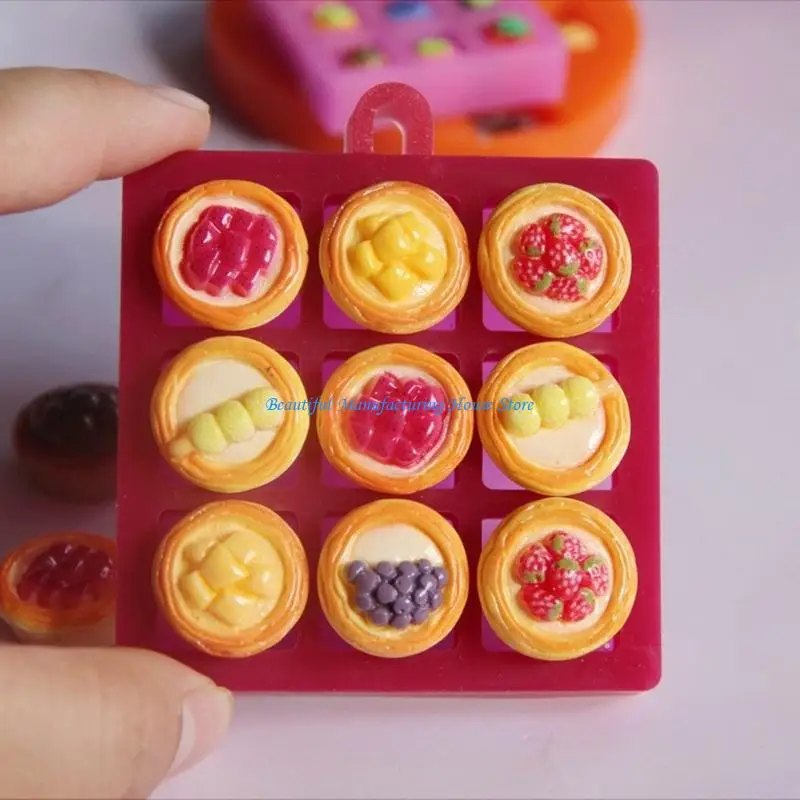 E56A Reusable Silicone Craft Mold with Micro Compartments For Miniature Resin Art DIY Home Decoration And Creative Gifts