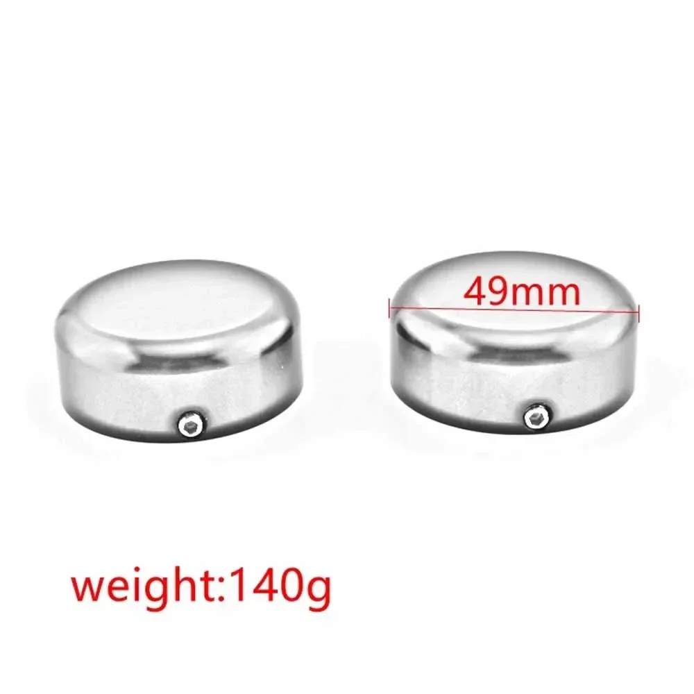 2x Black Motorbike Front Fork Cover Caps Aluminum For Harley Davidson Sportster S 1250 RH1250 S 2021 2022 2023