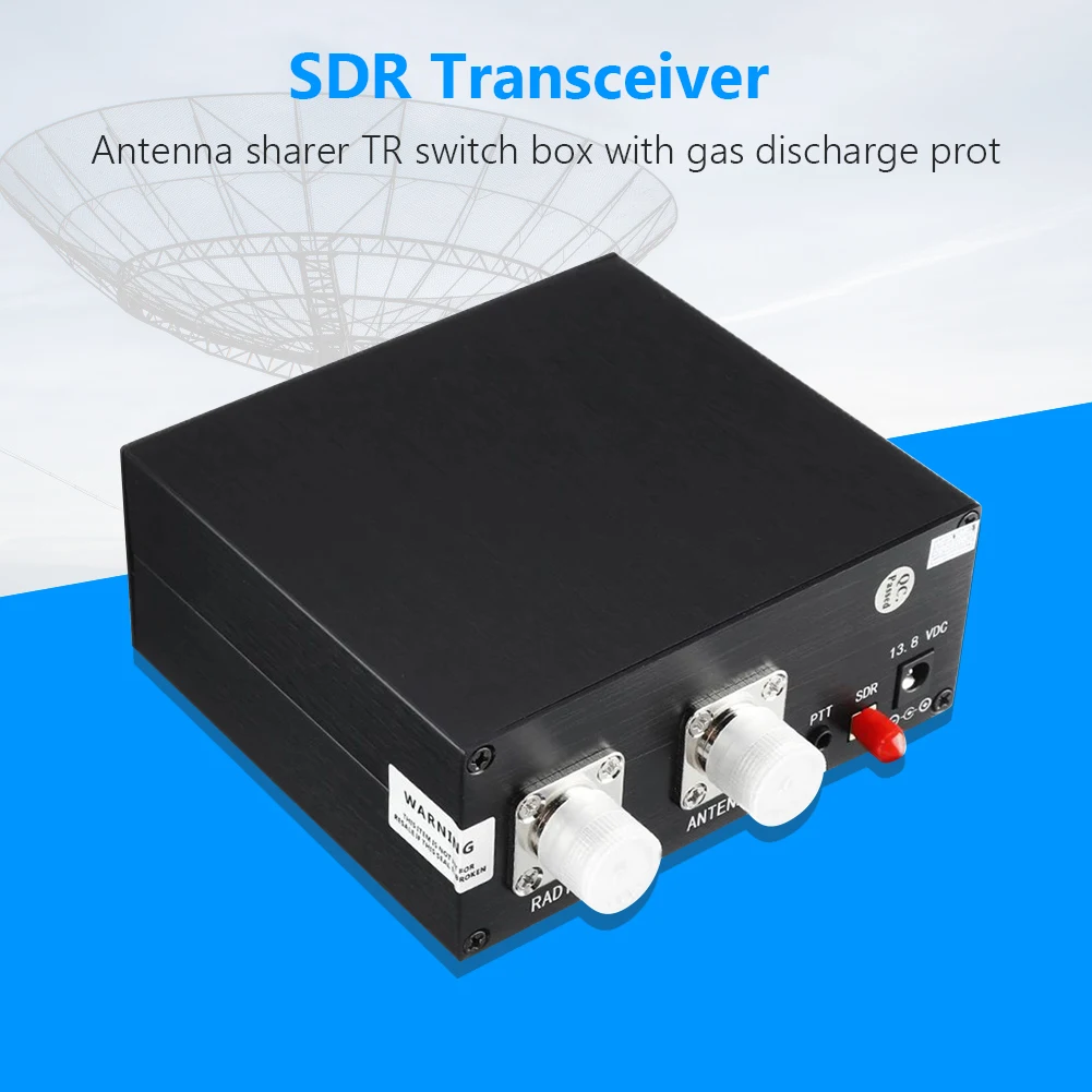 160MHz 100W Antenna Sharer SDR Transceiver Pro Radio Signal TR Switch Box Device with Accessories Kits