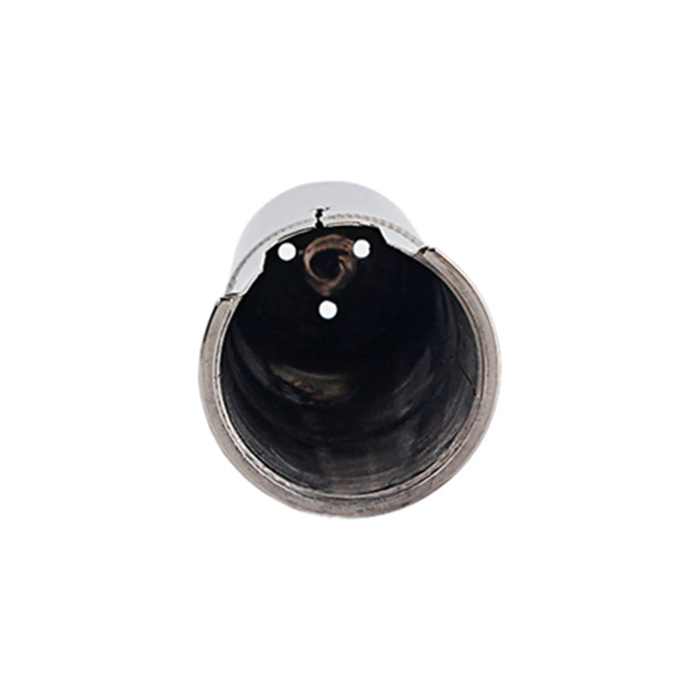 

1pcs Saxophone Cap 58Mm For Sax Musical Instrument Silver Metal Protective Cover Mouthpiece Clean Dust Free Durable Small Size