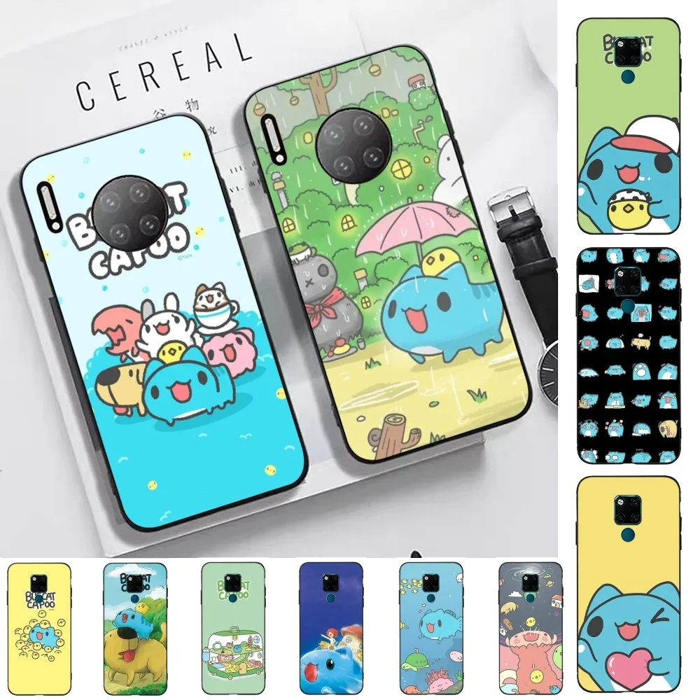 Bugcat Capoo Cartoon Phone Case For Huawei Mate 10 20 30 40 50 Lite Pro Nova 3 3i 5 6 SE 7 Pro 7SE