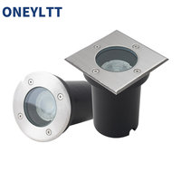 Free Shipping GU10 LED Underground Light Floor Lamp Outdoor Ground Spot Landscape Garden Path Buried Lamp for gu10 Bulb Casing