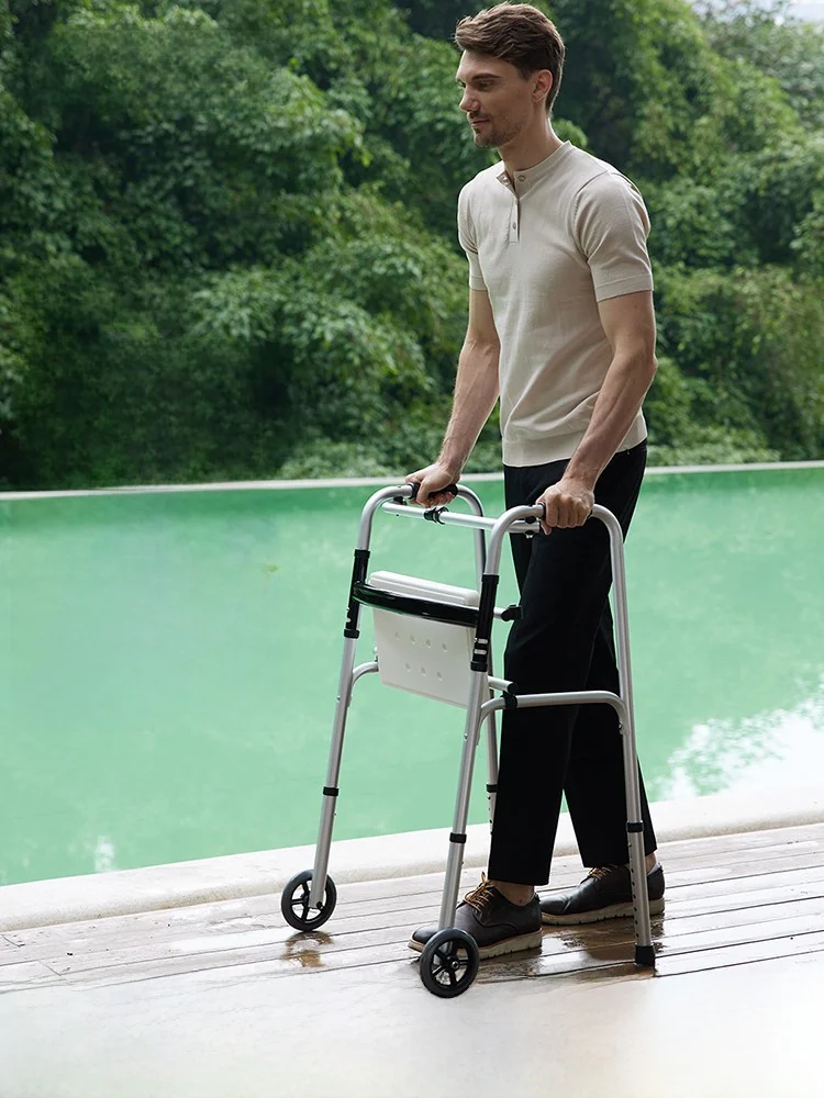 chariot-de-courses-pliable-leger-et-portable-en-alliage-d'aluminium-pour-personnes-agees-vehicule-a-marche-progressive-petit-chariot-a-main-aide-aux-personnes-agees