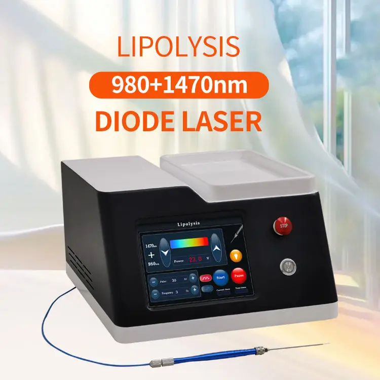 

Best Price Painless 980nm 1470nm Diode Endolaser Machine Face Lifting and Lipolysis With 3m fiber for Body Use