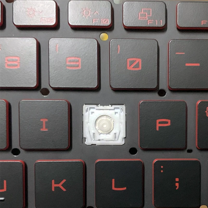 Klawiatura do laptopa MSI GF66 GF76 GL76 GL66 GP76 MS-1582 MS-17L1 MS-17H3 RGB, nakładki na klawisze i zawiasy - zamiennik