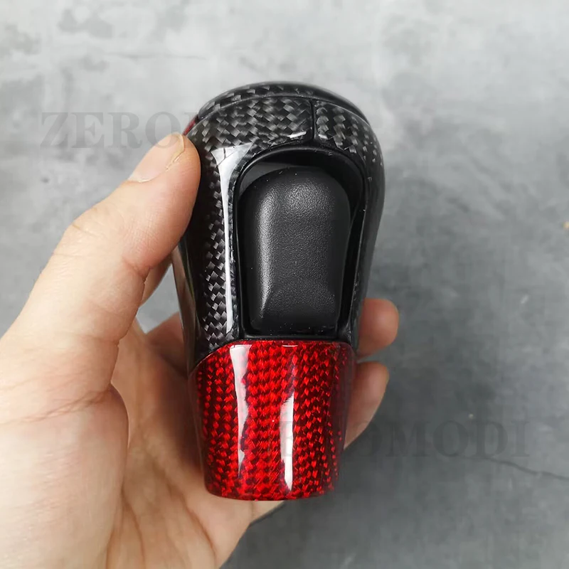 Customer Made Real Carbon Fiber Car Gear Head Shift Knob Handle For Mazda 3 6 BM GJ CX-3 CX3 CX-5 CX5 KE KF CX8 CX9 Axela ATENZA