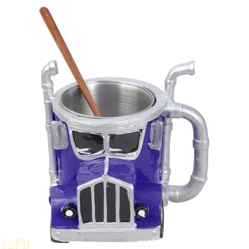 12PD Semi Truck Coffee Mug Truck Homes Kitchen Handcraft Water Cup