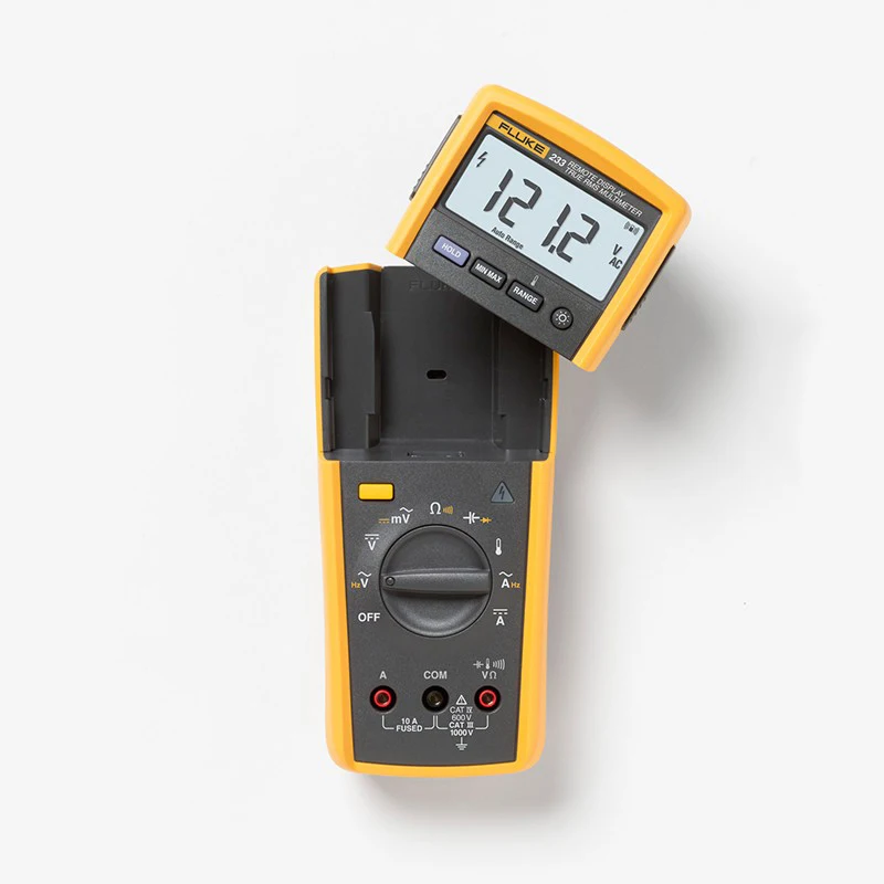 Fluke 233 Digital Multimeter True RMS Detachable Tester with Removable Head And Accessories