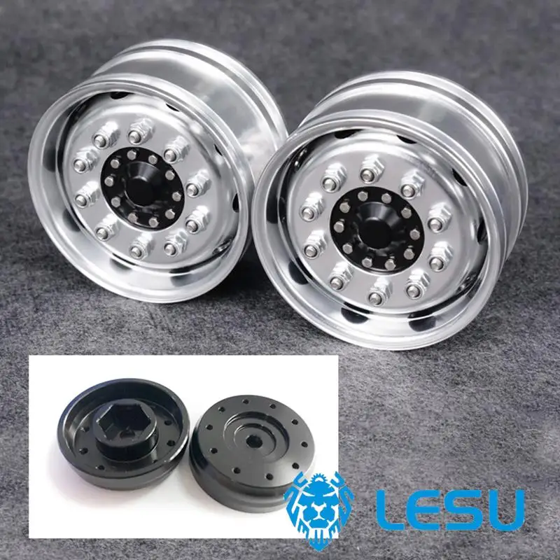 

Front Metal Wheel Hub B1 For 1/14 LESU Axle RC Tractors Truck Model Hex Brake Outdoor Toys TH10241