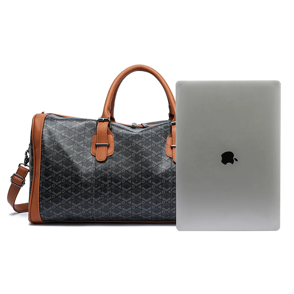 Luxuriöse Karierte Handtaschen für Herren Große Kapazität Reisetasche Shopper Modisches Design Henkeltaschen Multifunktionale Umhängetasche Handtasche – Detail 12