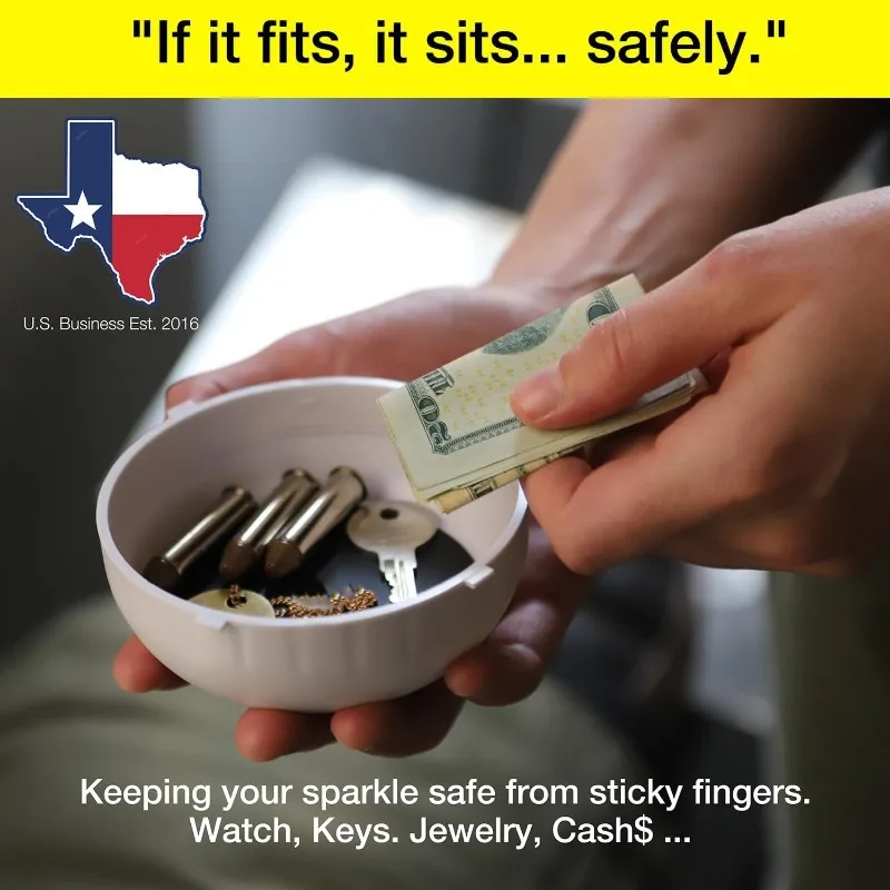 Diversion Fake Smoke Sensor Key Storage Money Concealer Smoke Machine Multifunktionale versteckte Schmuckschatulle aus Kunststoff