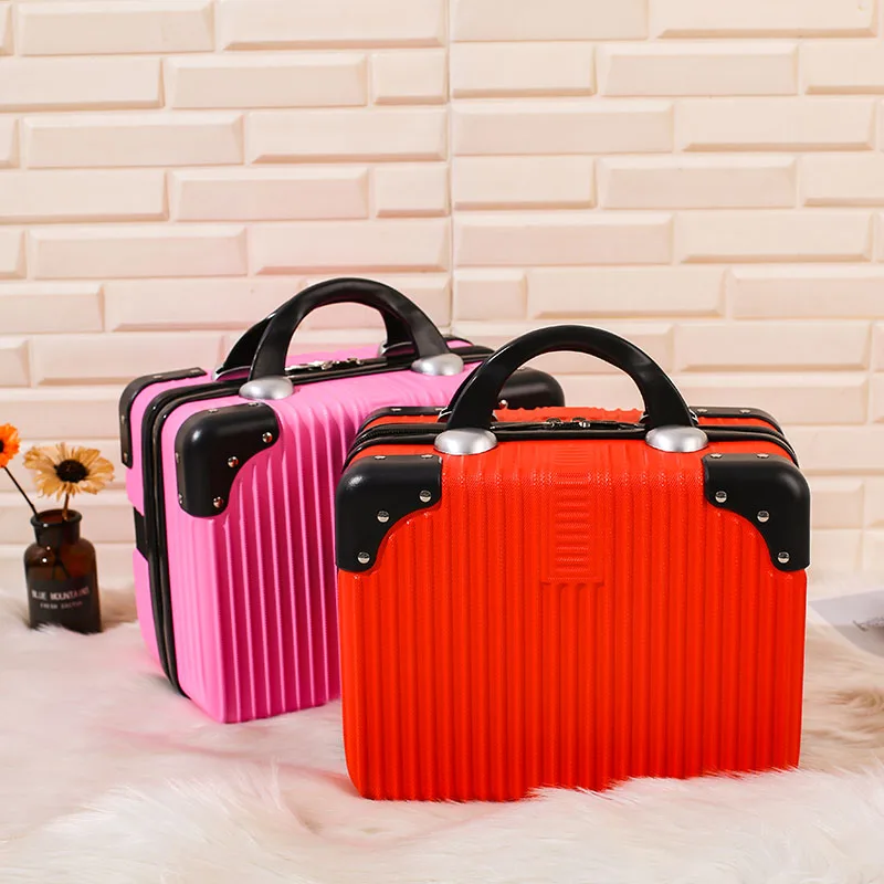 14 "portable makeup bag Makeup case Sweet wind carry-on luggage travel large capacity