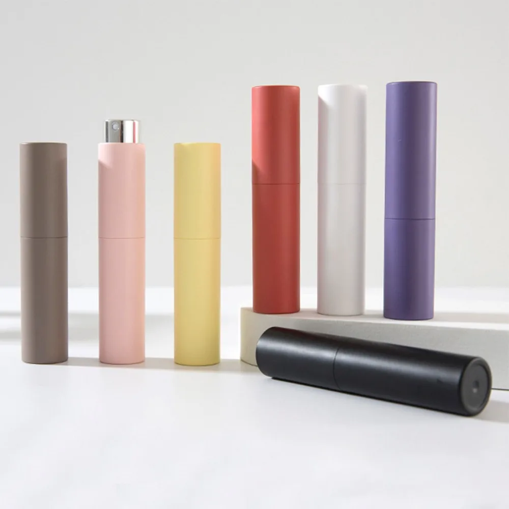 New 10ml Macaron Color Portable Refillable Perfume Bottle Spray Jar Scent Pump Empty Cosmetic Containers Atomizer Travel Tool
