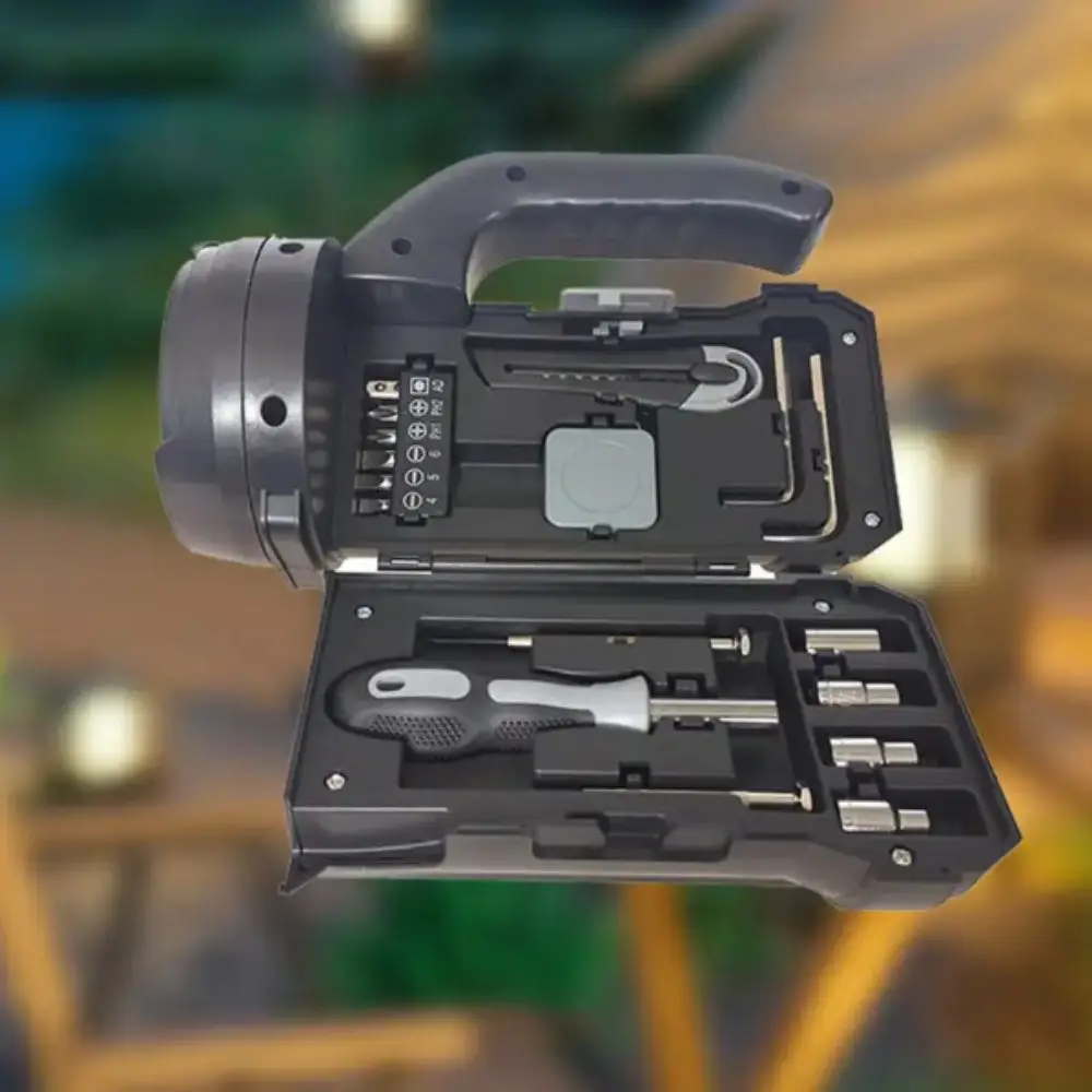 

17 in 1 Household Tool Set Multi-Function Handheld Flashlight Tool Box Combination Set Precision Screwdrivers