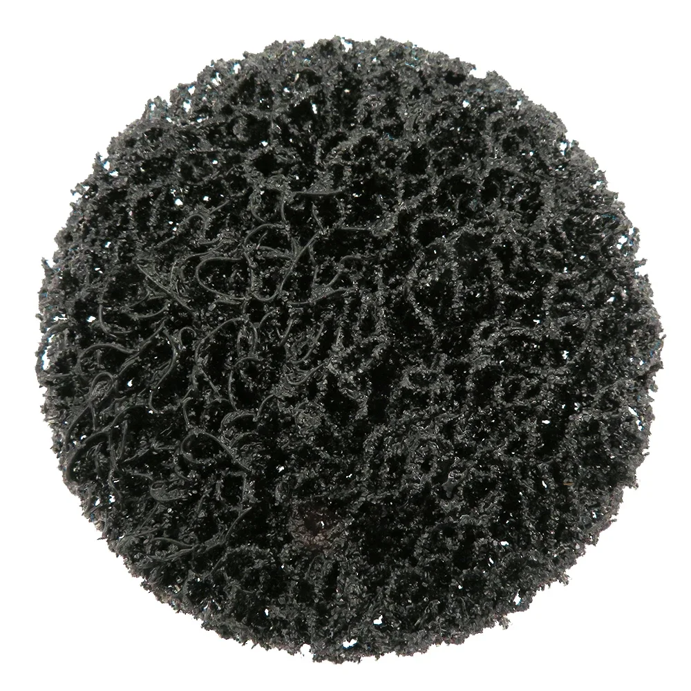 3 "75mm mudança rápida fácil tira & discos de limpeza preto para remoção de ferrugem da pintura auto superfície preparação ferramentas de polimento abrasivo