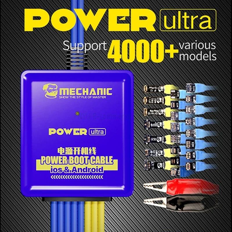 MECHANIC Power Ultra Power Boot Cable for IP 6G - 15 PRO MAX Android Intelligent Anti-burning Integrated Test Line