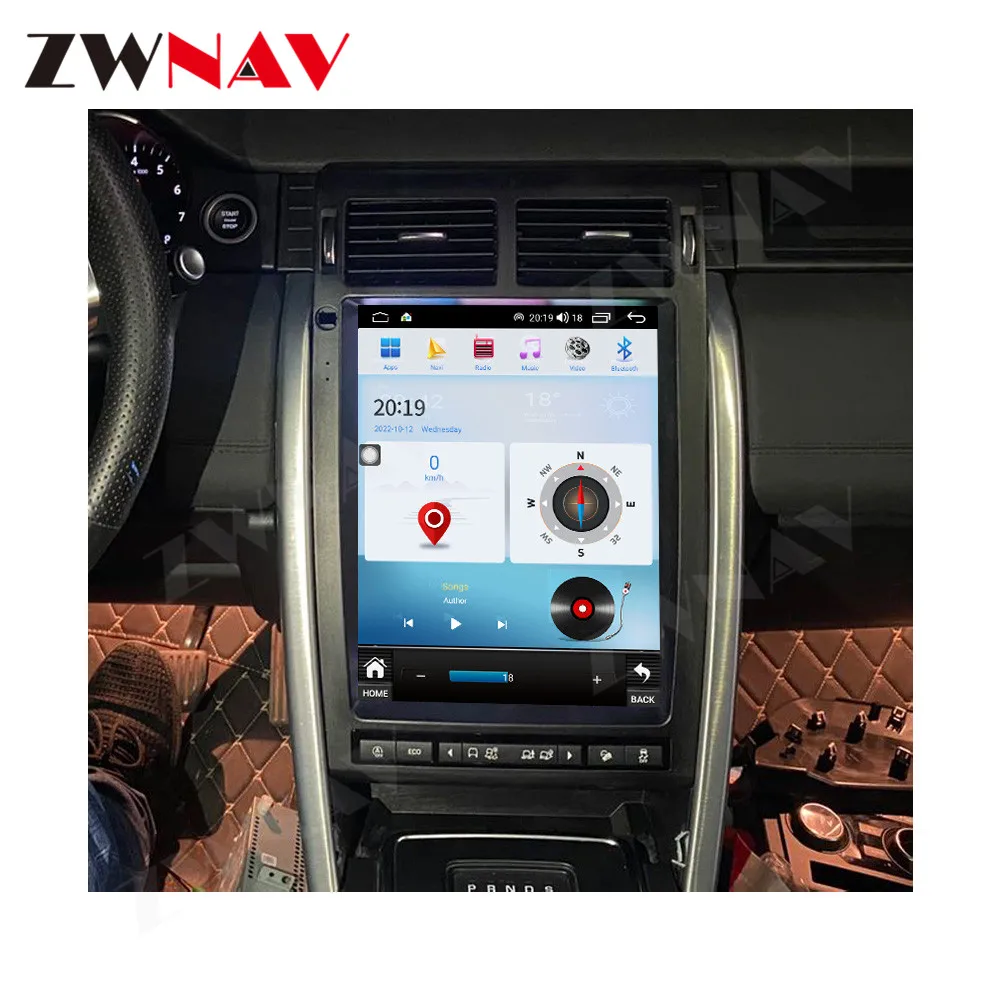 Voor Land Rover Discovery Sport 2015-2019 Tesla Stijl Android Auto Gps Navigatie Multimediaspeler Autoradio Head Unit Player