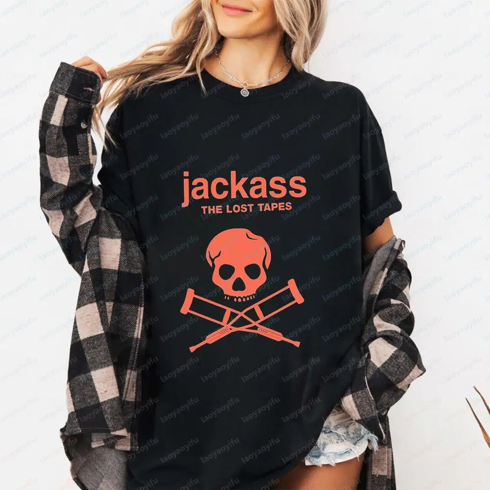 Jackass Forever - Unique and Fun Casual Trendy Multi-Purpose Short-Sleeved T-Shirt for Both Men and Women with Round Collar