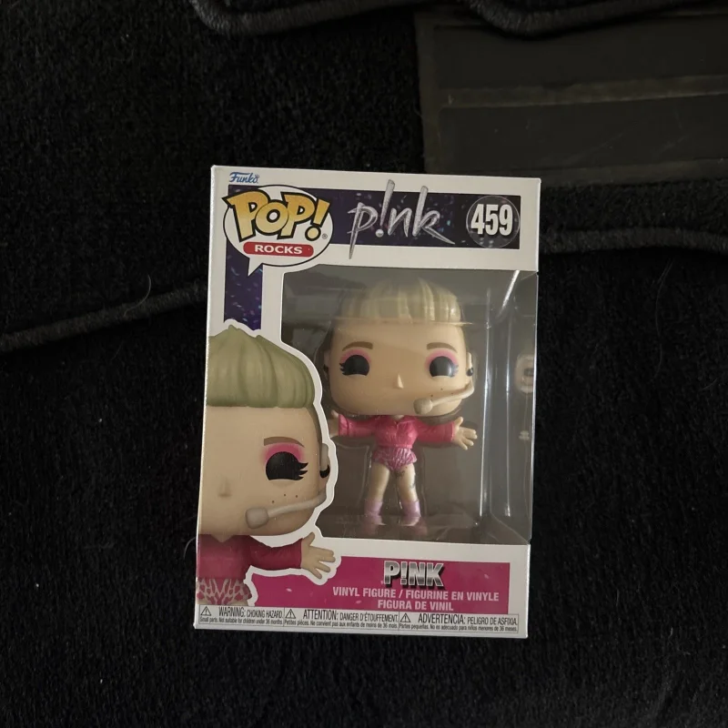 

Официальный оригинальный продукт Pink Trustfall # Коллекционная фигурка Funko Pop 459: статуэтка, кукла, декоративная модель, игрушка, лимитированная серия, подарок