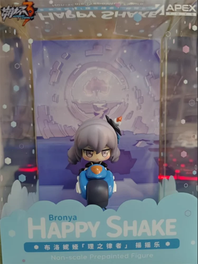 Kawaii Mihoyo/Honkai lmpact 3 Anime Figure Bronya Q-version Car Mounted Model Beautiful Girl Peripherals Anime Action Gifts Toys