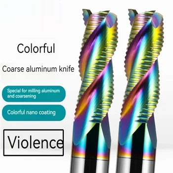 HRC60 Frez palcowy pełnowęglikowy 3 ostrza do metalu aluminium MDF włókno szklane akryl drewno miedź tworzywo sztuczne obrabiarka CNC