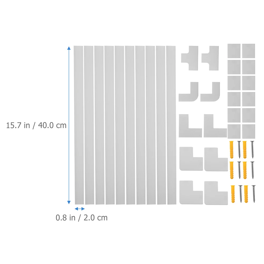 

1 set 1 Set Insulated Raceway Cord Hider Wall Cable Management Concealed Wire Cover Kit For Home Office Wire Cable Cover
