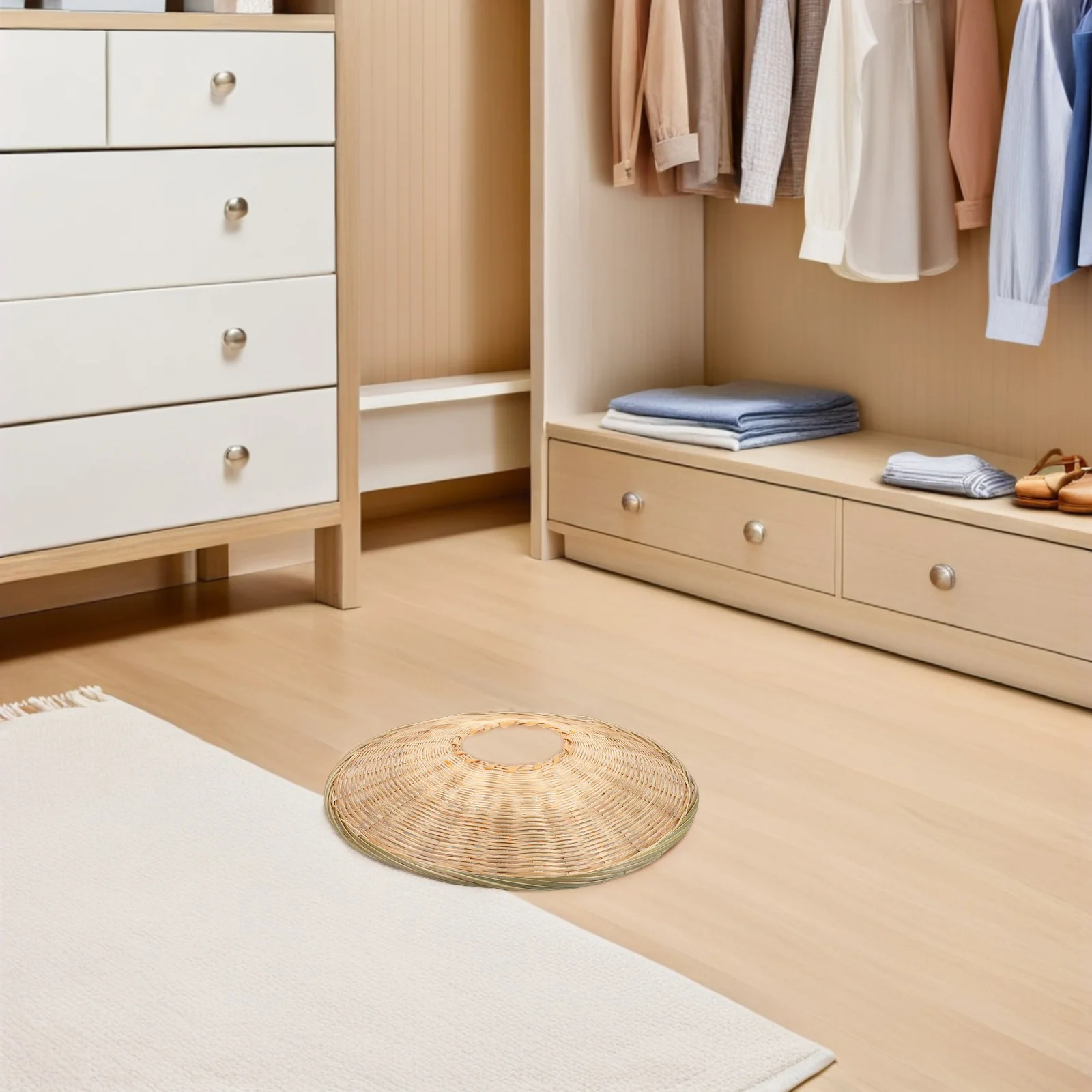 Samurai-hoed voor kinderen, Japans conisch bamboestro-ontwerp, lichtgewicht zonbescherming voor buiten spelen, cosplayfeest