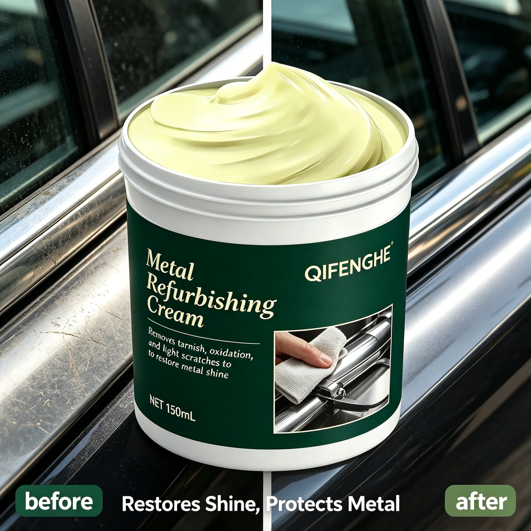 Metal Refurbishing Paste, Suitable for Repairing Metal Surfaces in Various Scenarios Such as Vehicles, Kitchens, and Bathrooms