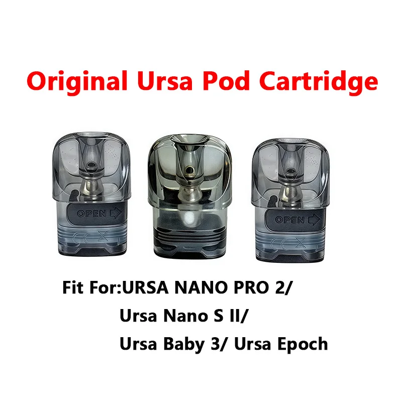 3/6/9pcs Lost Vape Ursa Pod Cartridge V2 2.5ml 0.6/0.8ohm For Ursa Nano S II/ Ursa Baby 3/URSA NANO PRO 2/ Ursa Epoch