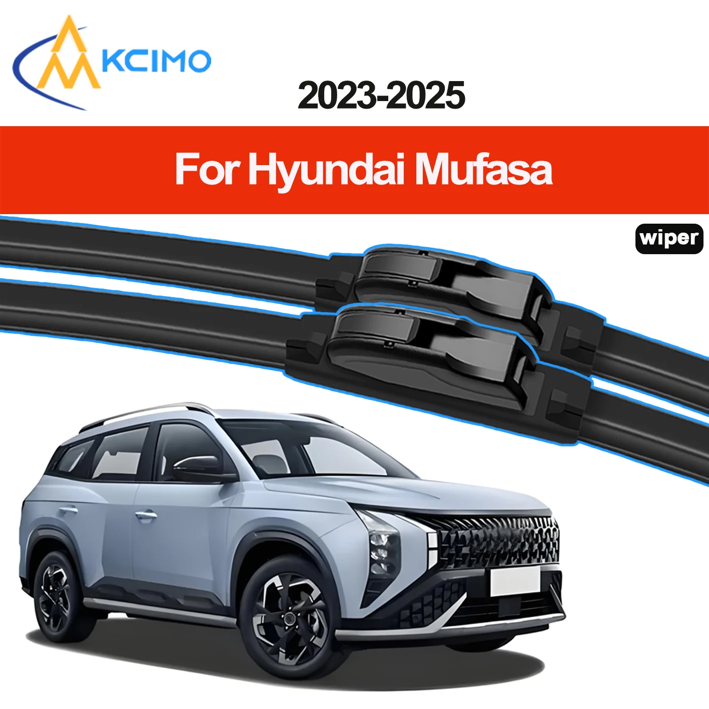 

2PCS New Front Windshield Wiper Blade Suitable for Hyundai Mufasa NU2 2023-2025 Front Windshield Auto Wipers Blade Accessories