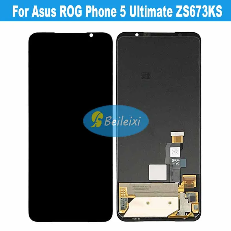 

For Asus ROG Phone 5 Ultimate ZS673KS I005DC LCD Display Touch Screen Digitizer Assembly