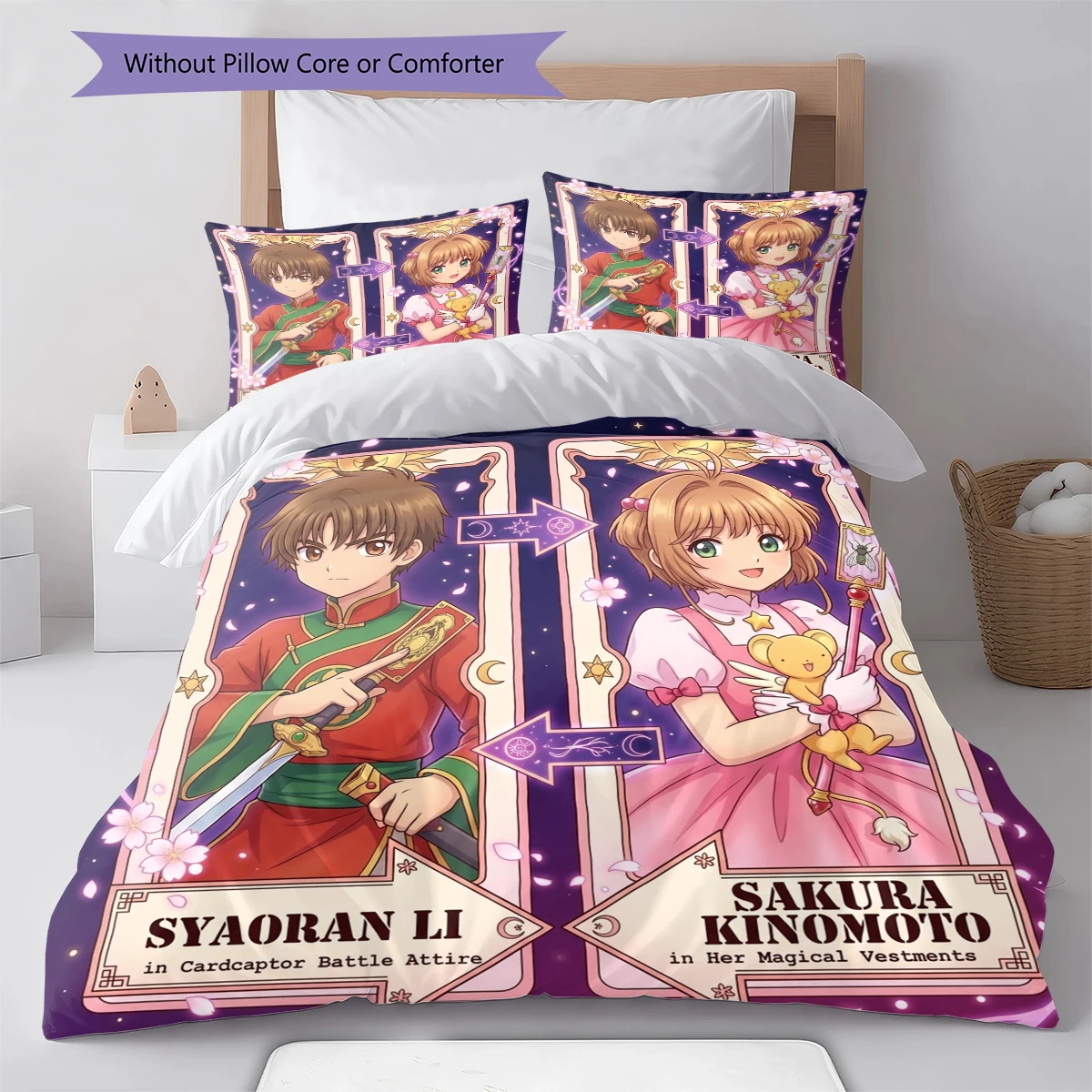 Cardcaptor Sakura Duvet Cover - Soft Comfortable, Children Bedding Gift, Extra LargeDifferent Sizes -HE6