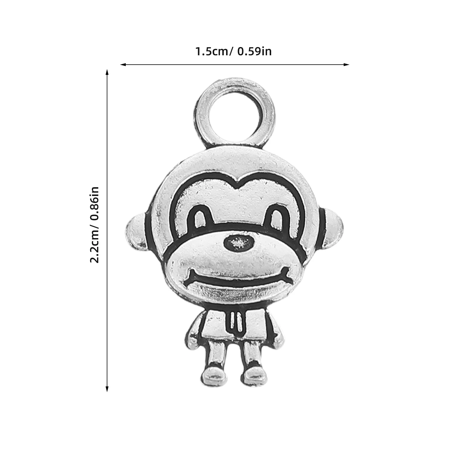 20 قطعة مجموعة سحر قلادة سبيكة شكل فريد DIY صنع المجوهرات لقلادة سوار أقراط سبيكة قلادة سحر