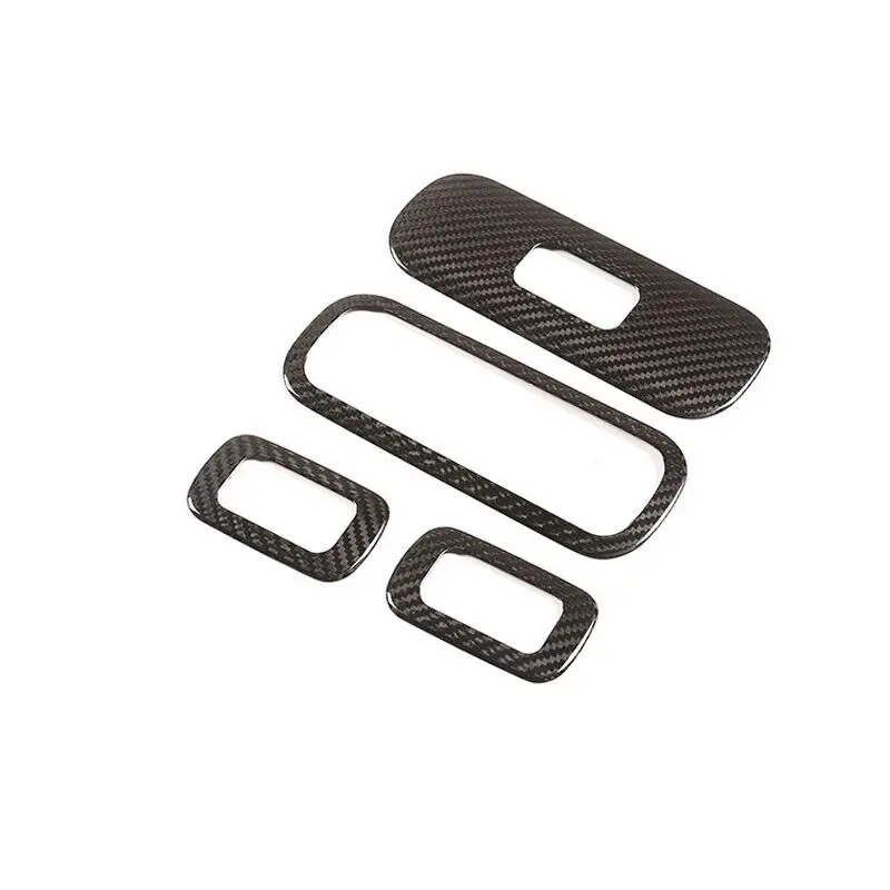 Dry Carbon Fiber Window Lift Switch Panel Trim Cover For Benz G Model 2019-20