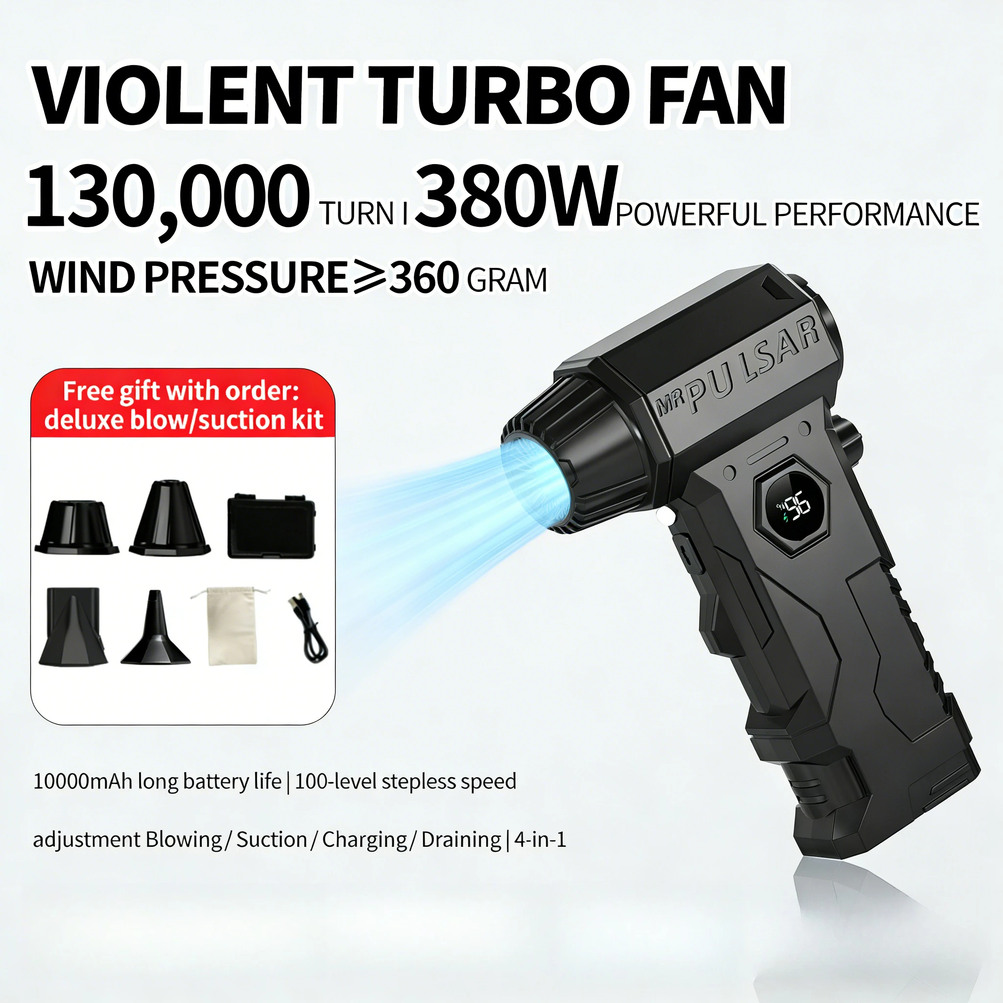 

Многофункциональный портативный ручной инструмент для чистки ПК и автомобиля X7 130000 об/мин 3-в-1